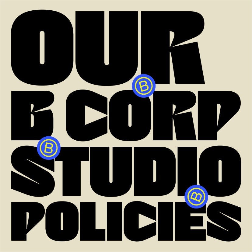 B-Corp Studio Policies